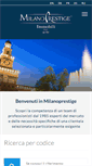 Mobile Screenshot of milanoprestige.it
